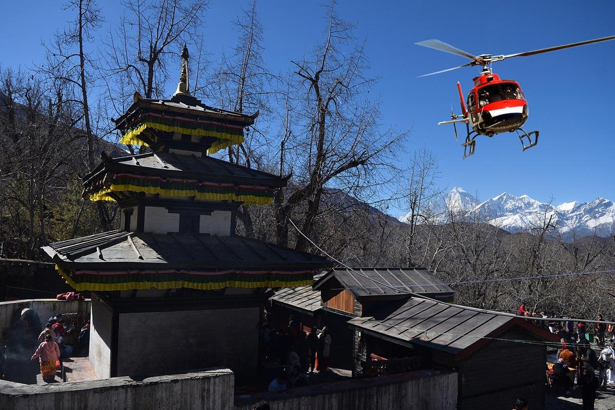 Muktinath via helicopter
