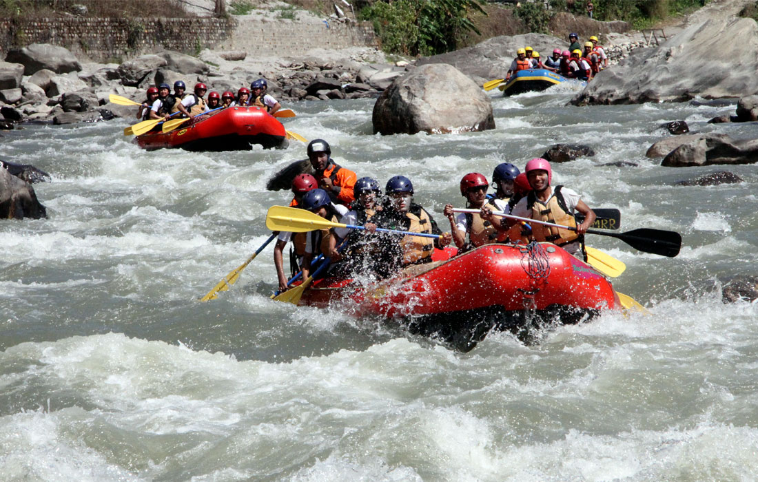 Whitewater Rafting in Nepal